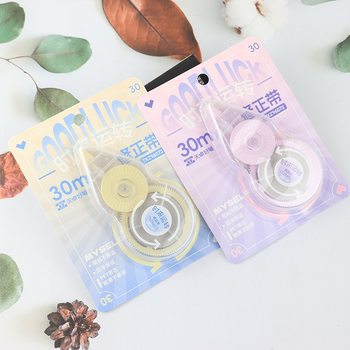 Tianzhuo 96072 Time Running Correction Tape 30 Meters Foot Meters Ensure PET Tape Core Smooth and Continuous with Correction Tape Batch