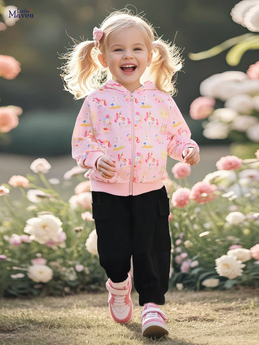 Source Factory Kids' Clothing Wholesale, Autumn Hooded Girls' Hoodie, [Style] Kids' Jacket