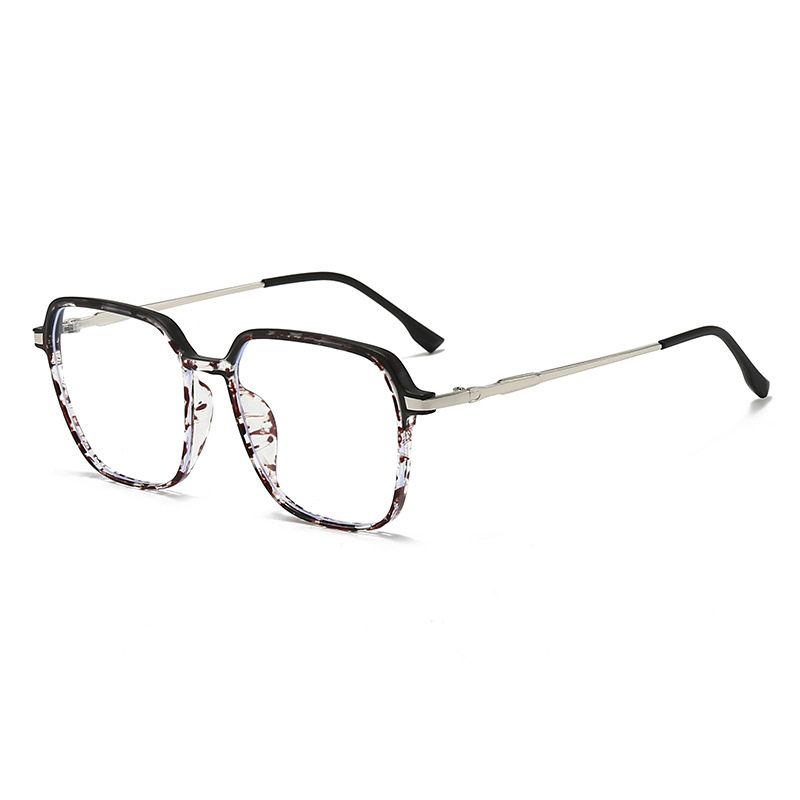 Korean Version Trendy Internet Celebrity Glasses Frame Tr90 Myopia Glasses Frame Computer Eye Protection Anti-Blue Light Glasses Manufacturer Wholesale