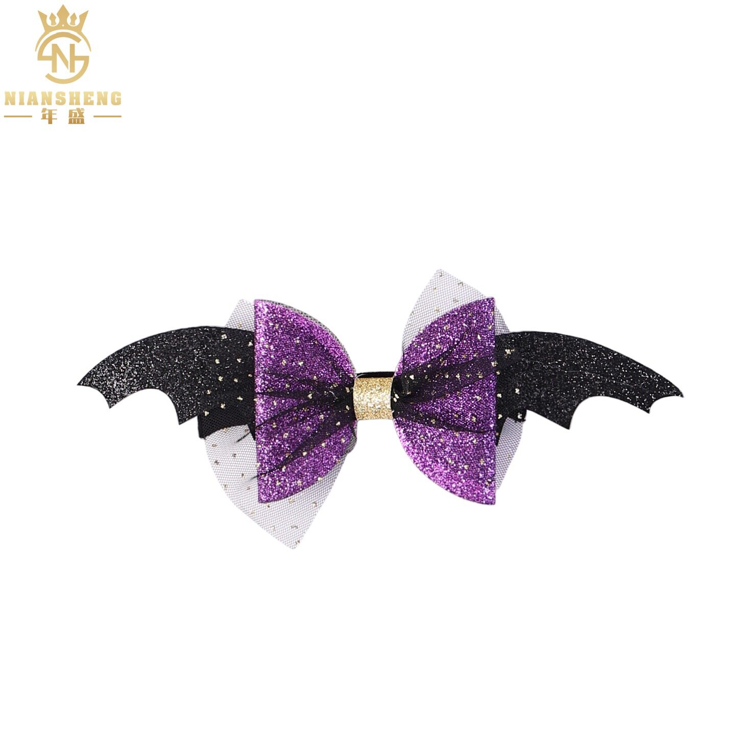 亚马逊新款万圣节派对欢乐发夹儿童节日搞怪氛围不伤发高颜值发卡