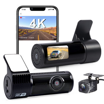Cross-border 4K driving recorder before and after double recording before 4K after 1080P WiFi HD recorder gravity sensor