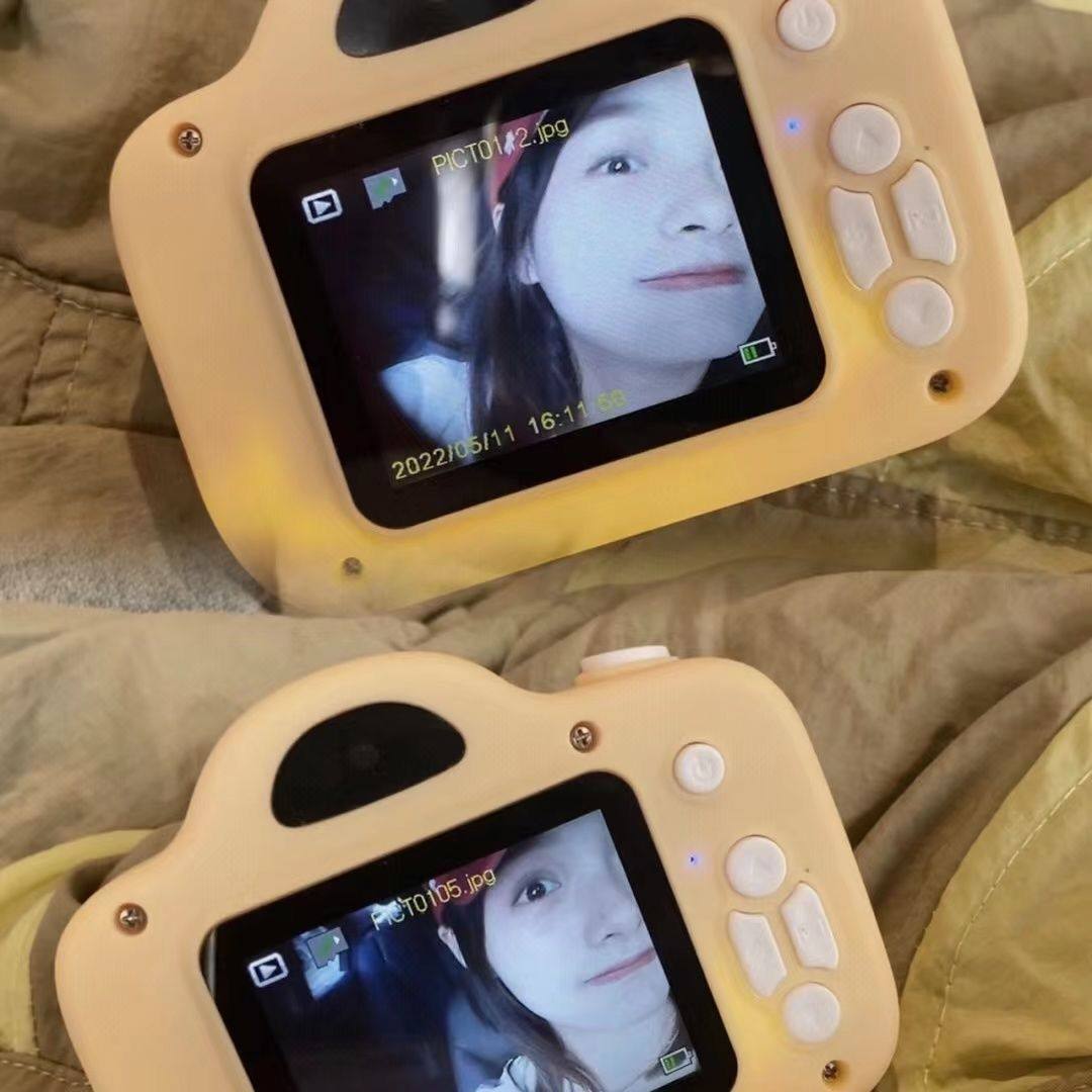 Student Digital Camera for Beginners, Ccd, Children's Birthday Gift, Can Take Pictures and Transfer Them to Mobile Phone, Dual Lens Camera