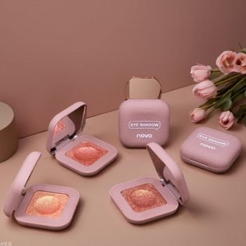 Internet Celebrous Fairy Plate novo Morandi Moonlight Potato Mashed Potato Monochrome Eye Shadow Earth Color Student Eye Shadow