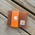 Short card money striped brown without box