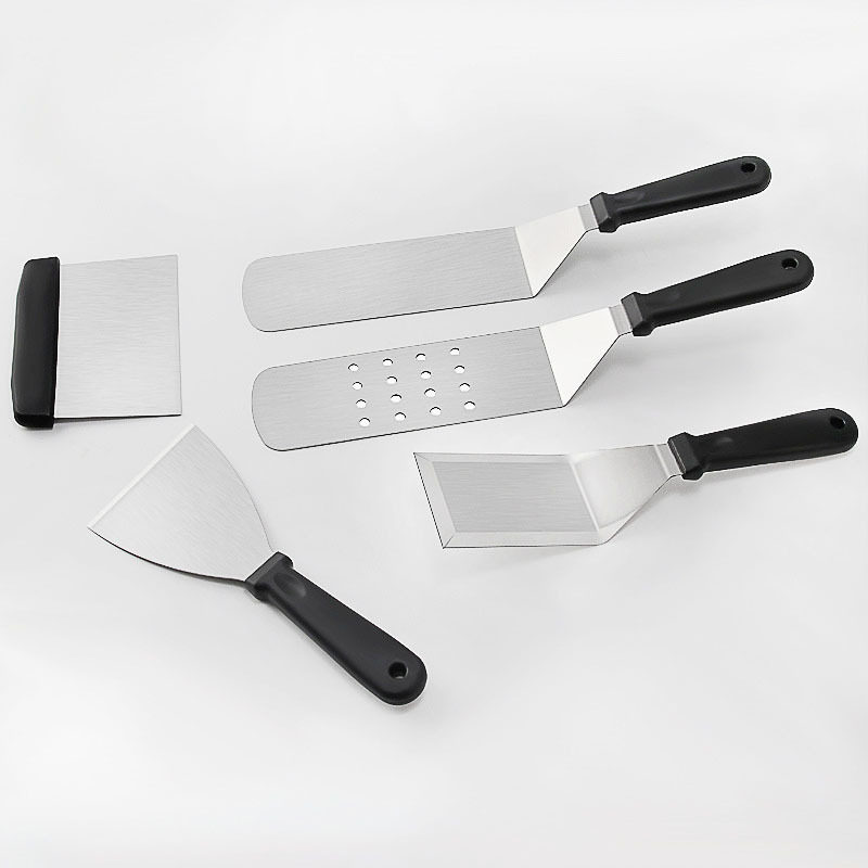 Stainless steel outdoor barbecue tools suit teppanyaki spatula Kitchen pancake utensils BBQ accessories combination baking tools