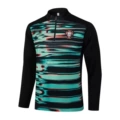B2507# 25/26 Half Zip Portugal Black Green Inkjet