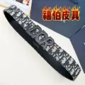 Long dr letter black buckle