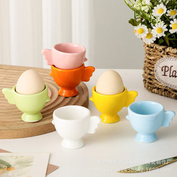 Easter Ceramic Egg Cup Chick Tall Egg Holder Amazon Ceramic Chick Cup Egg Holder Creative Egg Holder