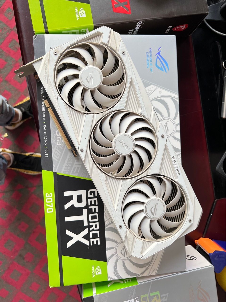 Бренд первой линии 3060, 3060ti, 3070, 3080, 3080ti, 3090 игровых видеокарт, подержанных, партия которых равна нулю. Изображение 1