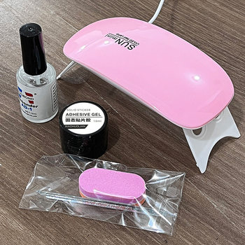 Nail Art Roast Lamp Combination suit Hand-held Portable Small Mouse Lamp Five-piece Set suit Light Therapy Lamp Mini Roast Lamp