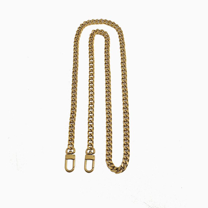 Bag chain high-grade bronze alloy chain replacement single buy accessories underarm bag transformation metal chain bag belt