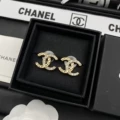 B431 gold stud earrings