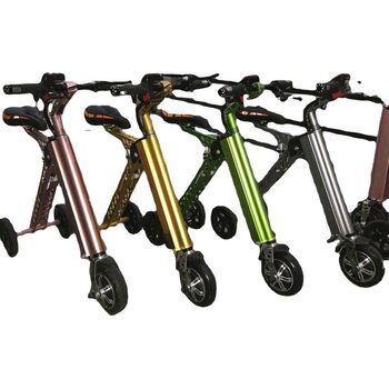 Cross-border K7 portable folding electric car three-wheeled electric car K-type intelligent charging self-propelled lithium-ion folding car
