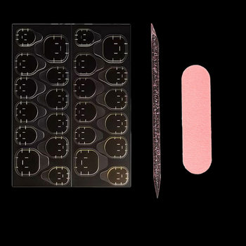 Disposable Wearable Nail Tool Kit Set Alcohol Cotton Rubbing Stick Wooden Stick Manicure DIY Material Pack Manicure Tool Kit