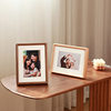 High-Grade Walnut Mortise and Tenon Photo Frame, Solid Wood Photo Frame, Wooden A4 Picture Frame, 10inch Ornaments, Photo Hanging on the Wall
