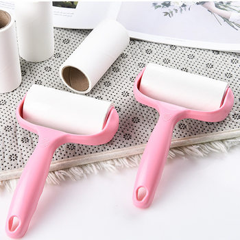 Hair Sticker Tearable Dust Sticking Paper Roller Brush Suction Sticking Hair Removal Hair Removal Clothes Sticking Hair Roller