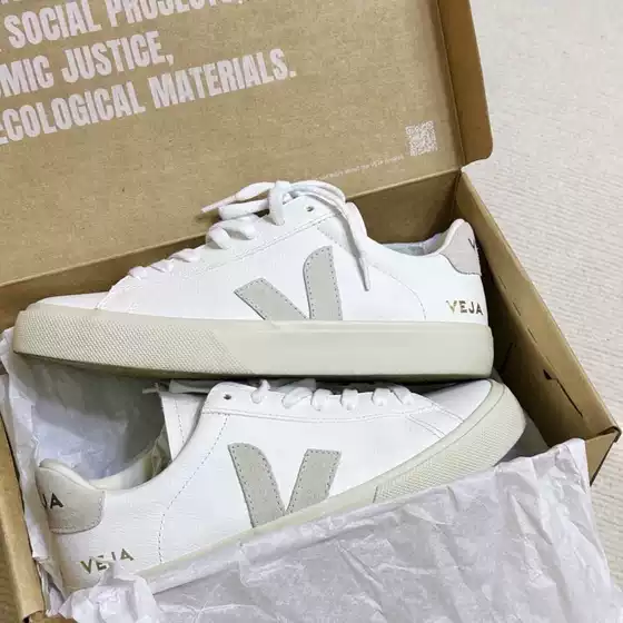 French Veja White Shoes Star Couples Sports Casual All-match Men's and Women's Breathable Maillard Niche Board Shoes