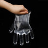 Disposable Gloves Transparent Film Cover Thickeneded Kitchen Takeaway Pe Gloves Thickeneded Plastic Hair Dye Hand Mask Gloves