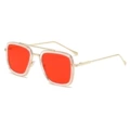 C28-gold frame-transparent circle red film