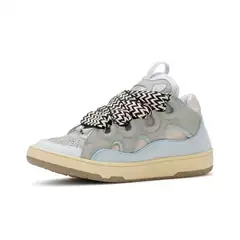 Japanese, Korean, Hong Kong style trendy strap German training shoes for men, ulzzang retro couple casual white shoes, jogging shoes for women