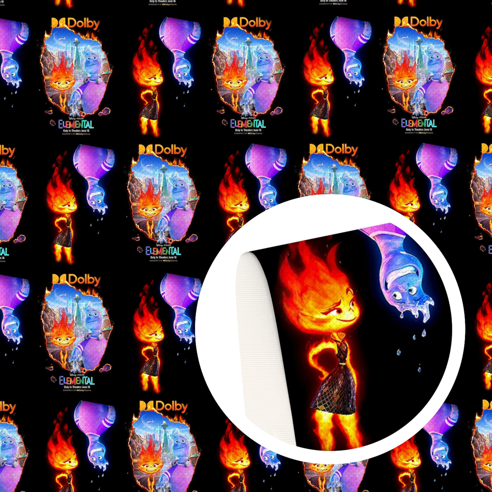 ポリエステル綿、50*145cm連続の-16