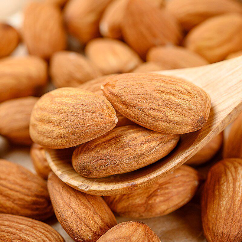 Raw Almonds in Bulk, New Stock, Raw or Roasted, Shelled Almonds, Nuts, Fried, New Year Goods, Direct from the Source Factory