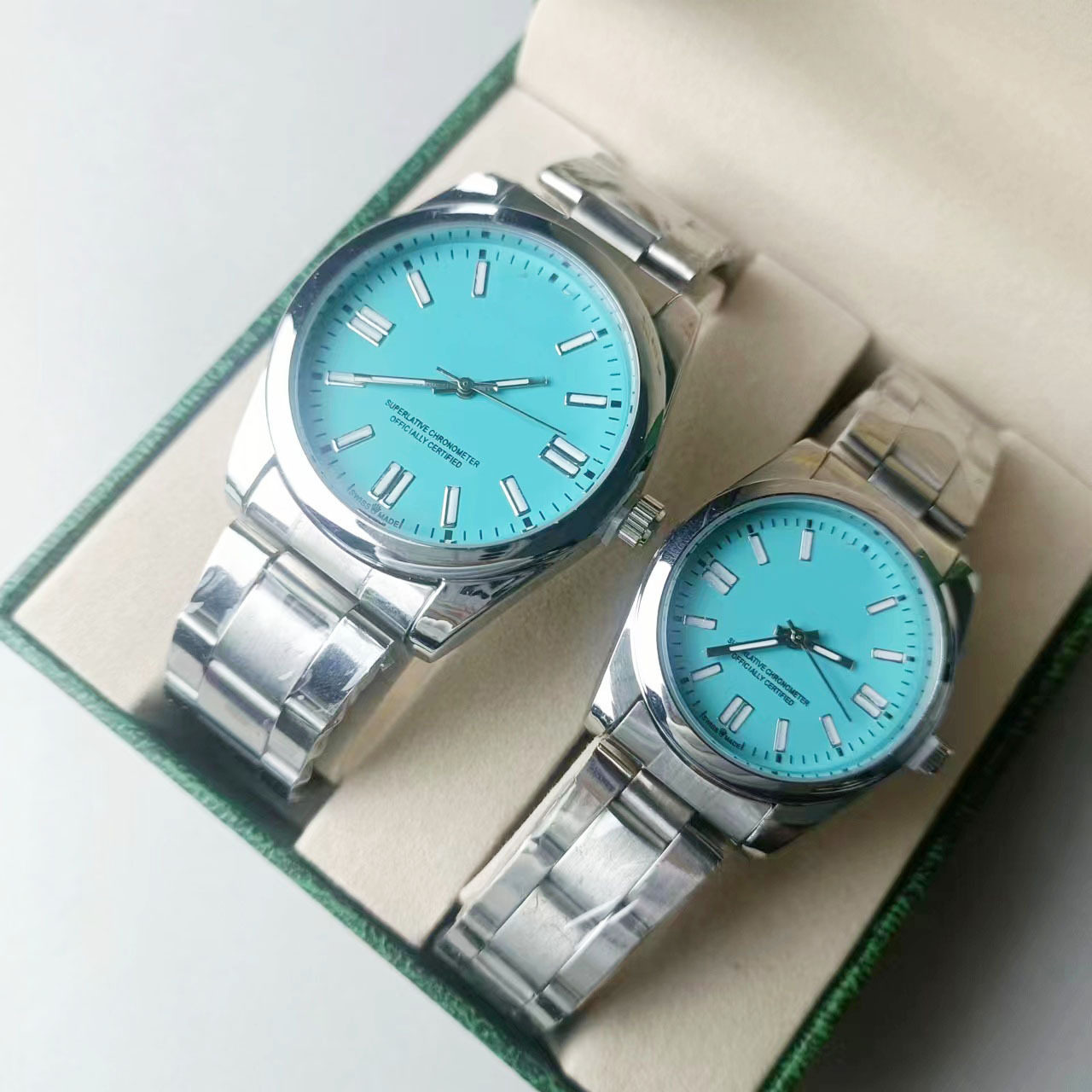 Oyster Perpetual Fruit Watch Men Women Non-Mechanical Gift Fashion Steel Band Quartz Watch Wholesale Couple Watch