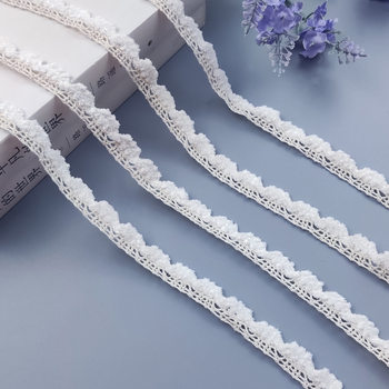1.5cm Plush Lace Lace Accessories Manufacturer Wholesale Toy Cotton Webbing New Style 1cm Cotton Thread Plush Lace