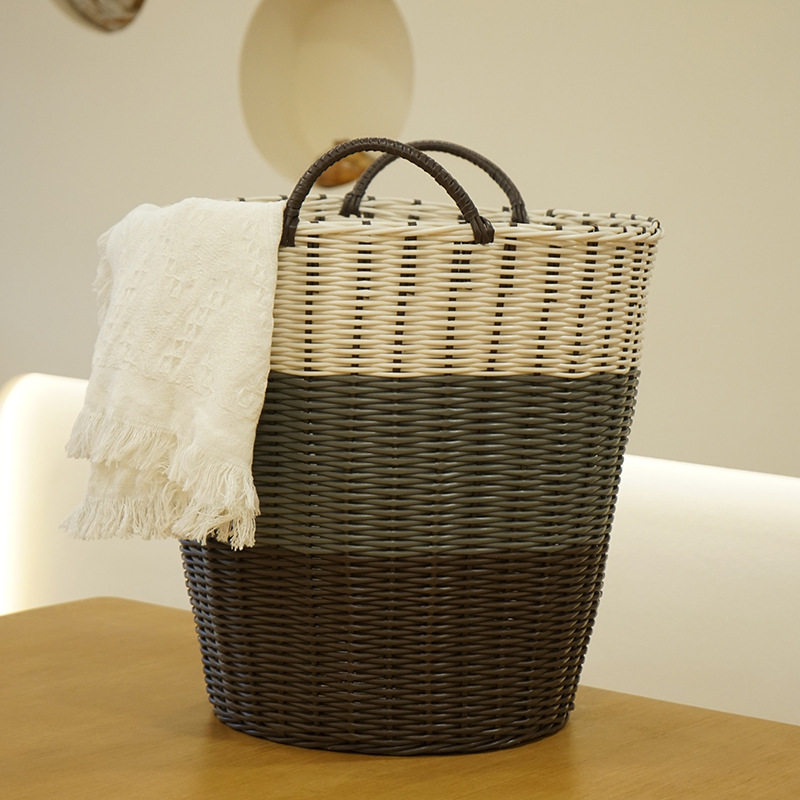 Wholesale Dirty Clothes Storage Basket, Rattan-Proof Dirty Clothes Basket, Plastic Basket for Changing Clothes, Bathroom Laundry Basket