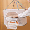 Fully Enclosed Outdoor Drying Basket for Drying Items, Mosquito-Proof, Portable Foldable Double-Layer Design