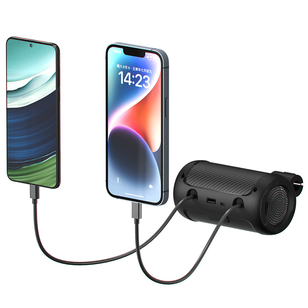 High-power PD50W car charger multi-port fast charging car telescopic one-to-four PD QC fast charging