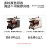 Liftable Slate Tabletop Side Table, Living Room Sofa Side Cabinet, Movable Cart, Multi-Functional Movable Lifting Coffee Table