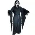 Adult scream 4-piece set (clothes + belt + mask + knife)