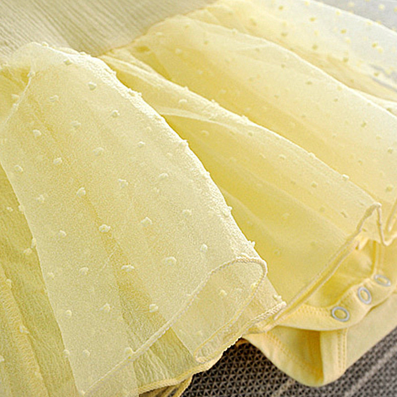Manufacturer in stock infant summer dress jumpsuit girl princess dress full moon clothes 0-12 months skirt