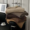 Maillard Color Four-Layer Yarn Pure Cotton Blanket Tassel Blanket Sofa Cover Blanket Office Blanket Nap Blanket