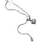 Simple Silver Heart Pendant Necklace, Light Luxury, Exquisite Niche Design, Fashionable Temperament, Versatile and Unique Necklace for Autumn and Winter