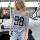 Amazon Loose Casual Style Digital Printed Half Sleeve T-Shirt Summer Fashion New European and American Style Women's Top