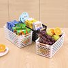 Japanese-style plastic hollow storage basket sundries finishing storage basket bathroom desktop cosmetics basket kitchen storage box