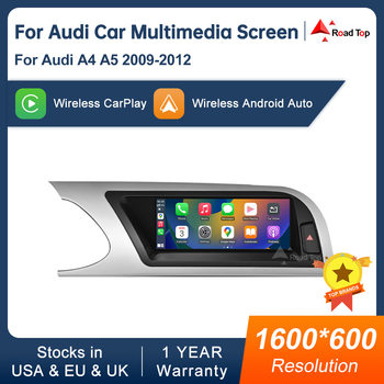 8.9 inch wireless CarPlay display for A4 A5 2009-2012 radio player