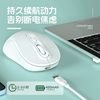 Wireless Mouse rechargeable mute Bluetooth office desktop computer notebook universal charging dual-mode mouse