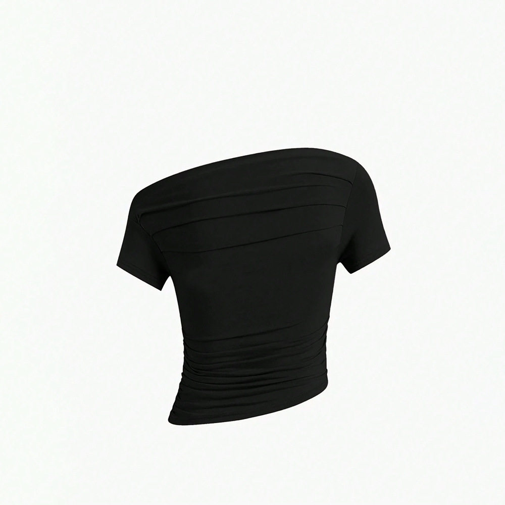 Slim Fit Asymmetrical Top Sexy Design Trendy Style Comfortable Fabric Perfect for Night Out or Casual Wear