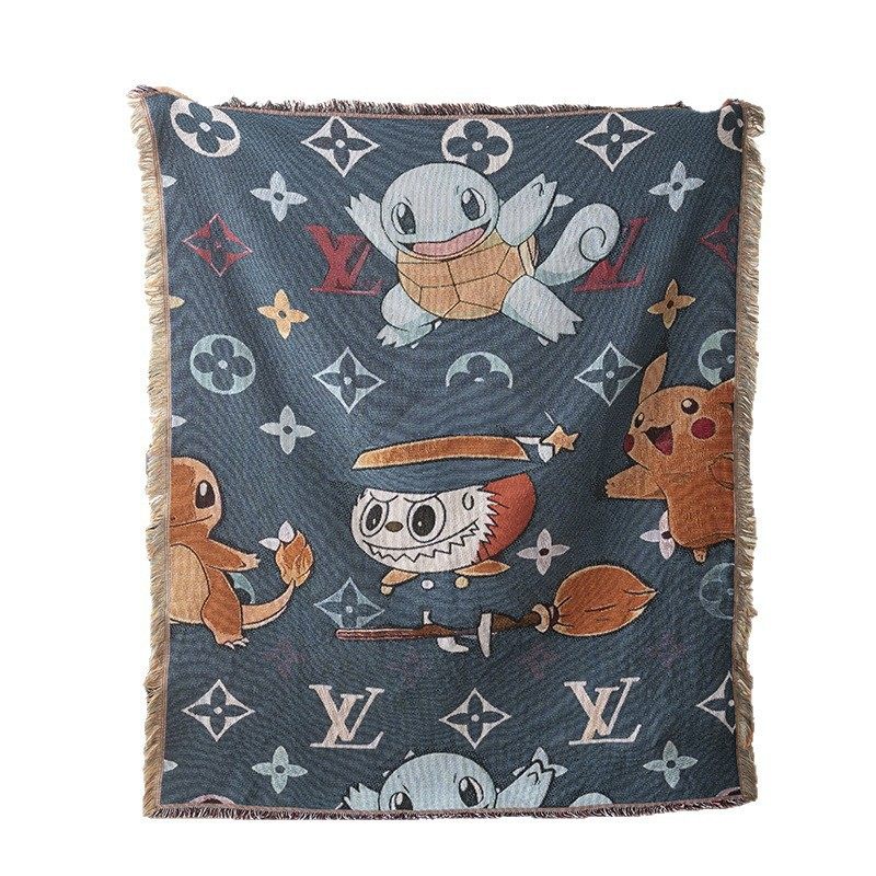 2025 New Retro Oil Painting Style Blanket, Leisure Blanket, Sofa Towel, Hanging Cloth Cover, Carpet, Tablecloth, Bedside Blanket, Blanket