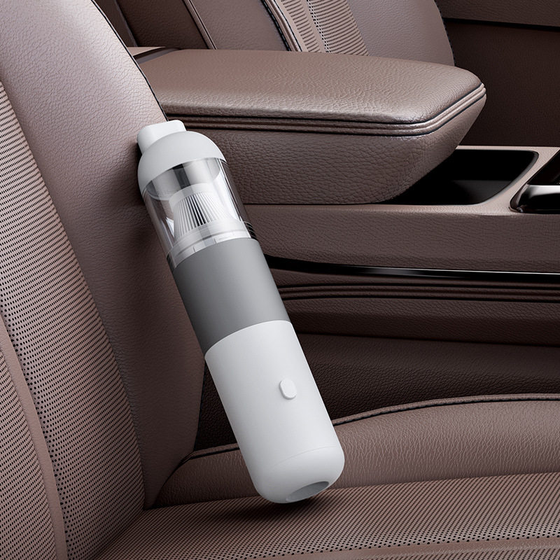 Portable Car Vacuum Cleaner Rechargeable Mini Handheld Wireless Vacuum Cleaner Manufacturer Wholesale Gray White Large Suction