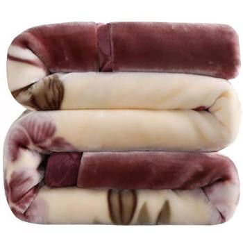 Double-layer Thickened Double-sided Fleece Raschel Blanket Quilt Bed Sheet Nap Blanket Wedding Coral Fleece Cover Blanket Winter Blanket