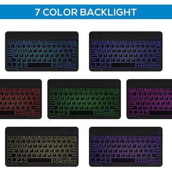 Factory wholesale Bluetooth keyboard for ipad tablet laptop 10 inch Mini Portable Wireless Keyboard