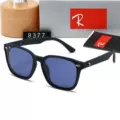 ,polarized 8377 black frame blue film + delivery box