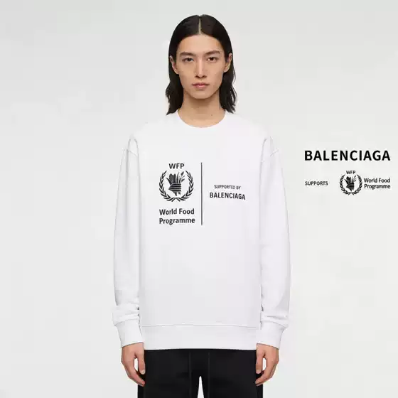 Cross-Border Paris High Version B Brand Trendy Autumn and Winter New Round Neck Sweatshirt Casual Versatile Unisex Couple Outfit
