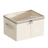 Tianshan Cotton and Linen Fabric Bedroom Wardrobe Clothing Storage Box Portable Thickened Installation-Free Storage Box Storage Bag Box