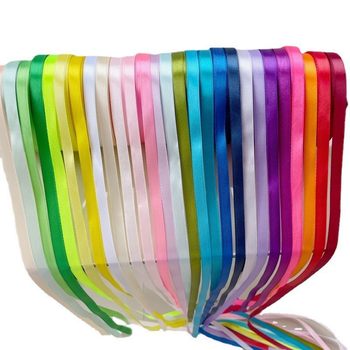 1cm Ribbon Candy Box Cake Box Gift Box Packaging Ribbon Wided Hair Rope Ribbon Handmade DIY Bow Strap