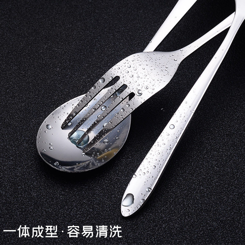 Stainless Steel Tableware, Light-Handled Spoons, Household Eating Spoons, Long-Handled Spoons, Hotel Ice Spoons, Manufacturer Wholesale